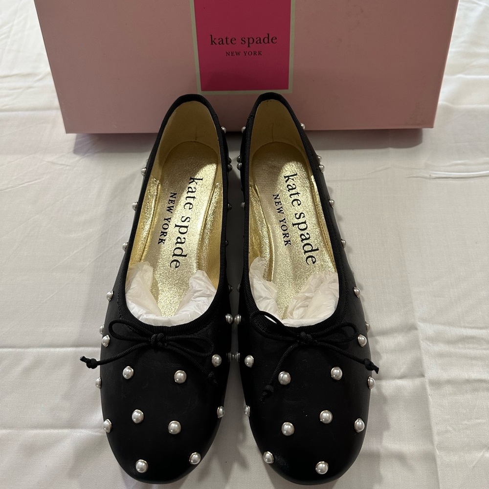 Kate Spade Honey Pearls flats